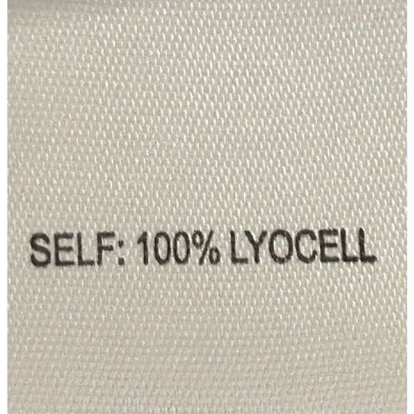 Jane + Delancey Women’s Size Medium Chambray Ruffle Sleeve Button Front Shirt - Picture 4 of 5